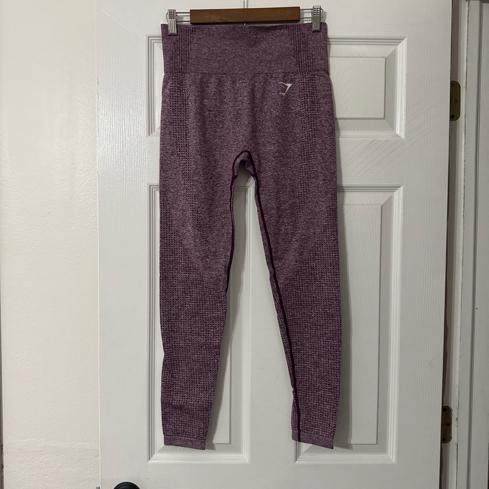 Gymshark vital seamless 2.0 Heathered Plum Seamless Leggings
